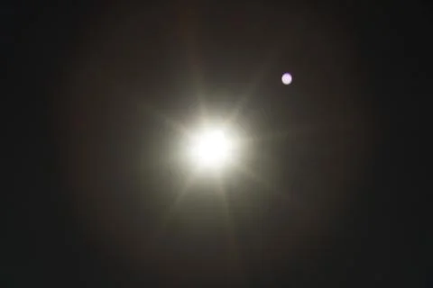Sun star shape overlay Stock Photos