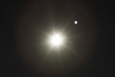 Sun star shape overlay Stock Photos