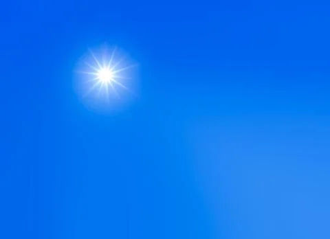 Sun Starburst with rays Stock Photos