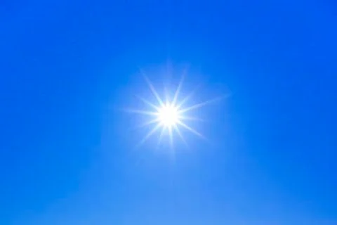 Sun Starburst with rays 스톡 사진