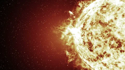 The sun storm Stock Footage 39480361