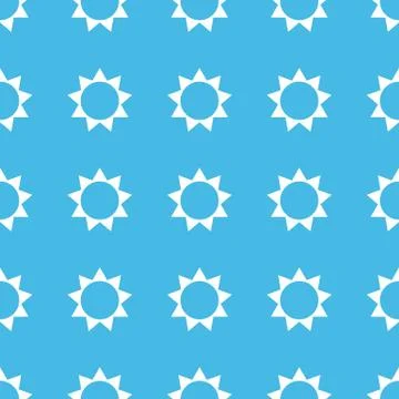 Sun straight pattern 스톡 일러스트