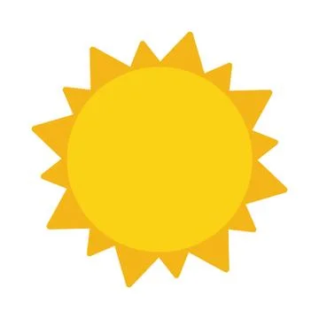 Sun summer symbol Stock Illustration