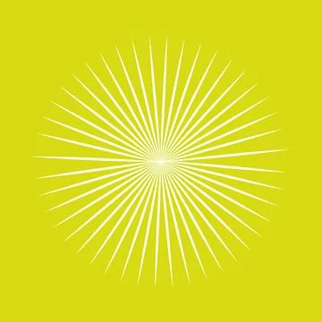 Sun Sunburst Pattern Stock Illustration