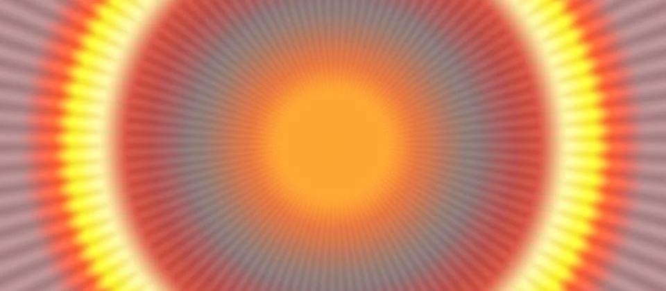 Sun sunset sunrise border background Illustrazione stock