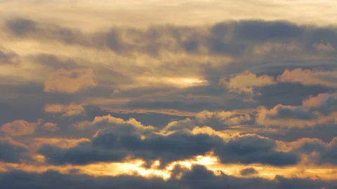 Sun at sunset. Time lapse. Stock Footage 126706564