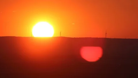 Sun sunset timelapse. Видео 123998141
