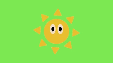 Sun Sunshine animated Looping Video Seamless Stock Footage 334641248