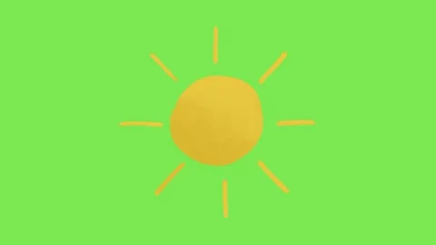 Sun Sunshine animated Looping Video Seamless Stock Footage 334641260