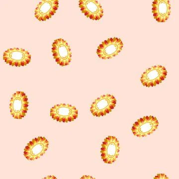 Sun sunshine summer sunlight isometric icon seamless pattern Stock Illustration
