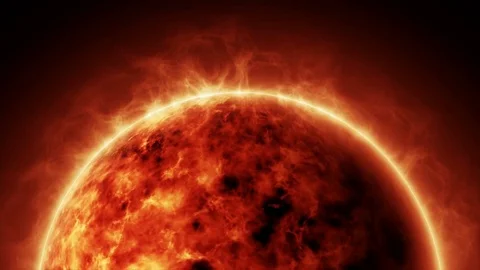 Sun surface Stock Footage 85388417