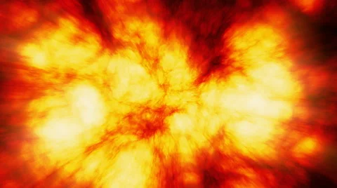 Sun surface, Slow motion massive fireball explosions seamless loop Stock Footage 61748792