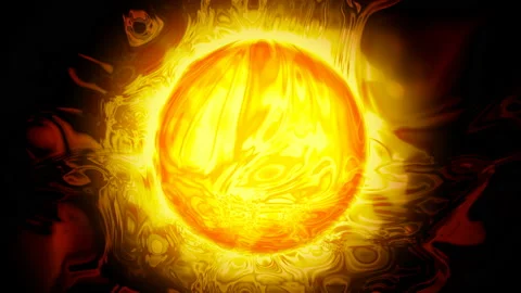 Sun surface with solar flares and liquid plasma. Stock Footage 107561000