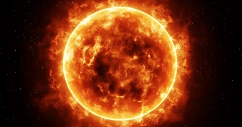 Sun surface with solar flares. Stock Footage 114821967