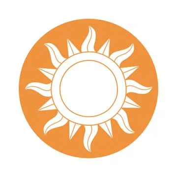 Sun symbol Ilustración de archivo