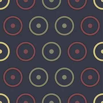 Sun symbol. Seamless pattern astronomical symbol of the planet. Magic symbol Stock Illustration