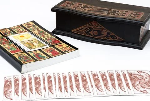 The sun tarot Stock Photos