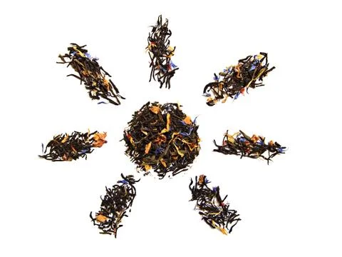 Sun tea on the isolated background Stock Photos