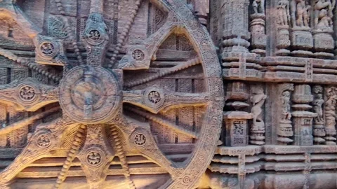 Sun Temple Complex, Konark, India Stock Footage 270318478