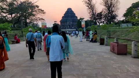 Sun Temple Complex, Konark, India Stock Footage 270318500