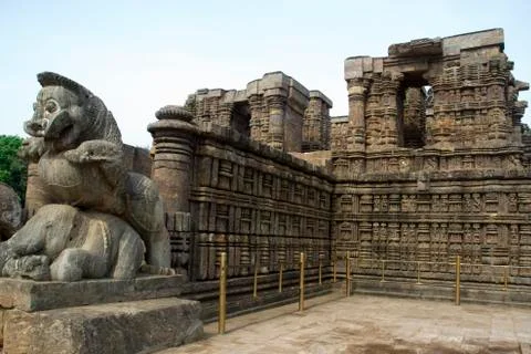 Sun temple at Konark Stock Photos