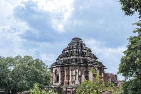 The Sun Temple at Konark Foto stock