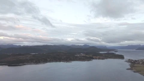 Sun through beautiful clouds by the sea Video stock 331031725