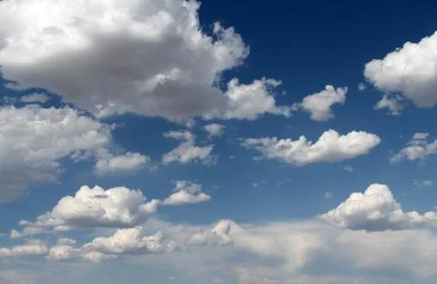 The sun through the clouds Stock Photos