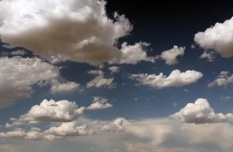 The sun through the clouds Stock Photos