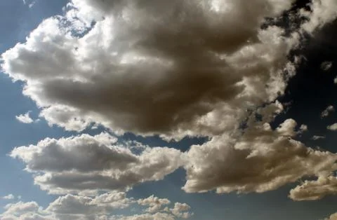 The sun through the clouds Stock Photos
