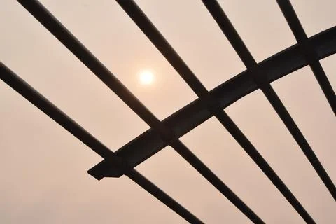 Sun Through the Grate Stock Photos