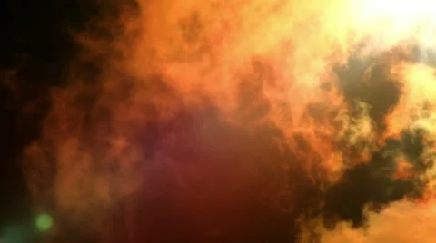 The sun in thunderclouds. Video stock 10839915