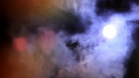 The sun in thunderclouds. Stock Footage 10839922