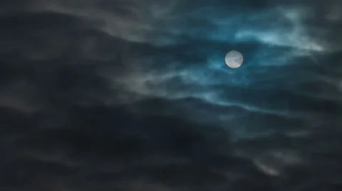 The Sun In Thunderclouds  Stock Footage 34161208