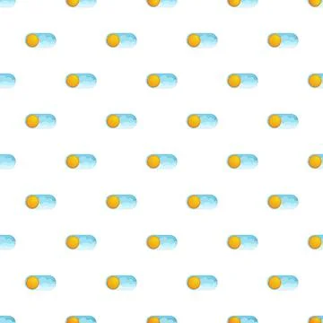 Sun toggle switch interface element seamless pattern Stock Illustration