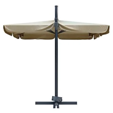 Sun umbrella, back view Illustrazione stock