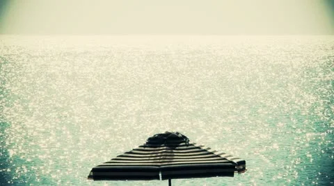 Sun umbrella Stock Footage 11529875