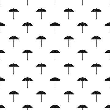 Sun umbrella pattern vector Stock Illustration