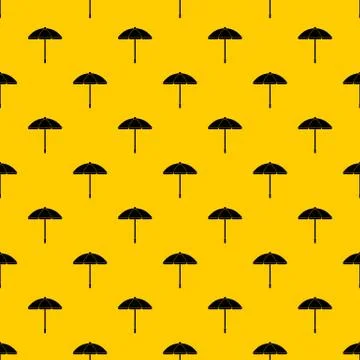 Sun umbrella pattern vector Stock Illustration