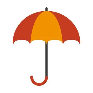 Sun umbrellla symbol Stock-Illustration