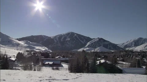 Sun Valley Winter Stock 1 copy Stock Footage