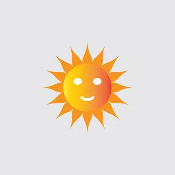 Sun vector art design Stock Illustration