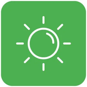 Sun Vector Icon Design Illustration Stock Illustration