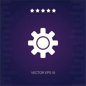 Sun vector icon Stock Illustration