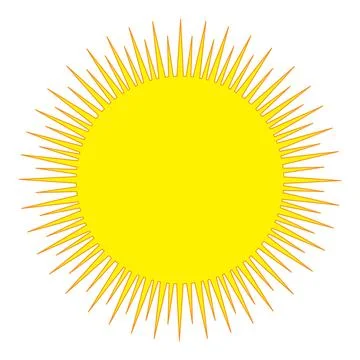 Sun vector Stock Illustration