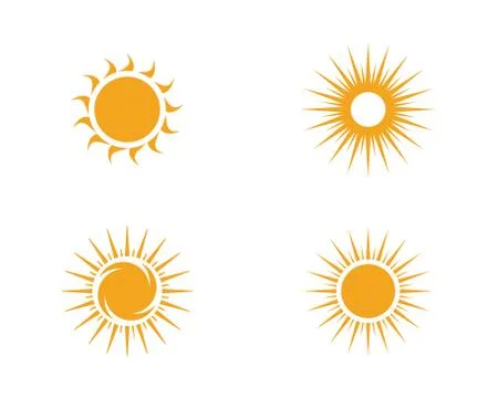 Sun Vector illustration Icon Stock Illustration