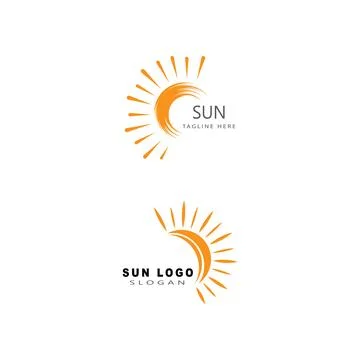 Sun Vector illustration Icon Stockillustratie