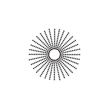 Sun Vector illustration Icon Logo Template design 库存插图