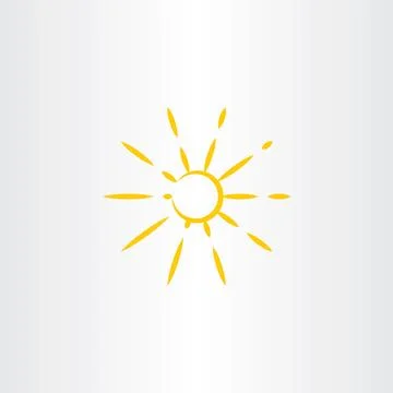 Sun vector illustration icon symbol design Stock Illustration