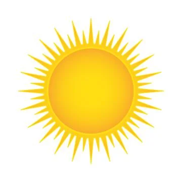 Sun vector illustration Stock Illustration